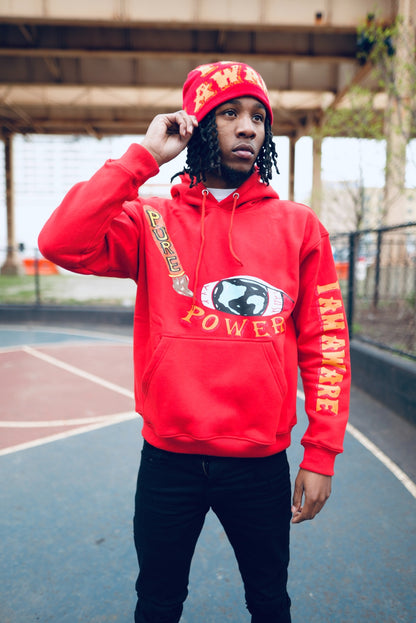 Pure Power Red Rose Hoodie