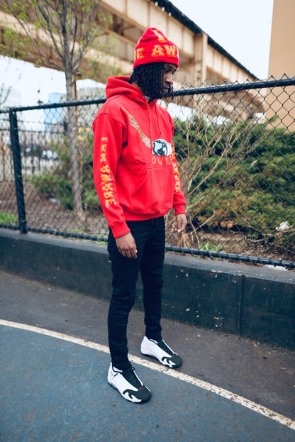 Pure Power Red Rose Hoodie